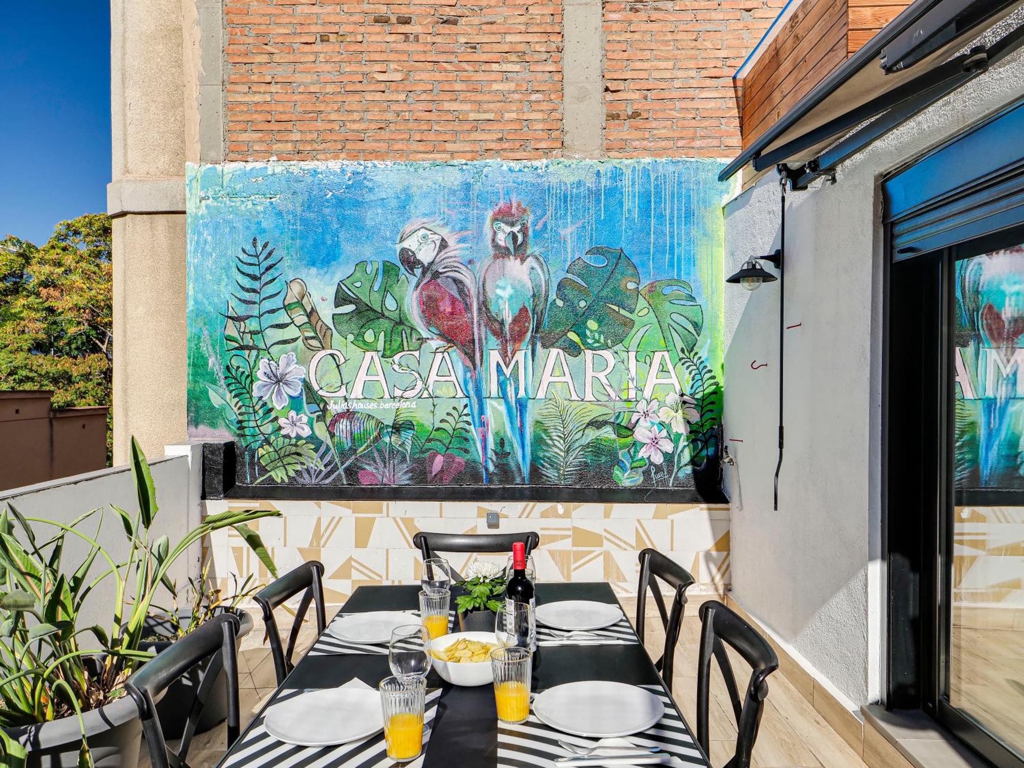 Casa Maria Townhouse- Terrace-4 Bedrooms L'Hospitalet de Llobregat Exterior foto